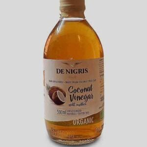 De Nigris Coconut Cider Vinegar With Mother - 500 Ml