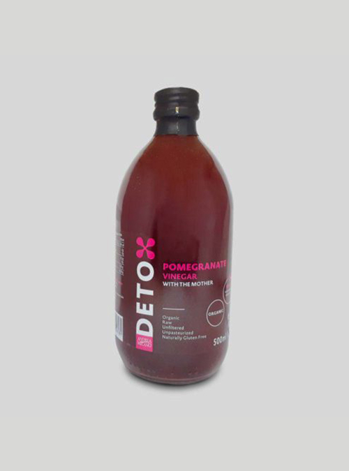 Detox Pomegranate Vinegar with the Mother - 500 ml 1 Detox Pomegranate Vinegar With The Mother - 500 Ml