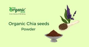 Organic chia seeds powder